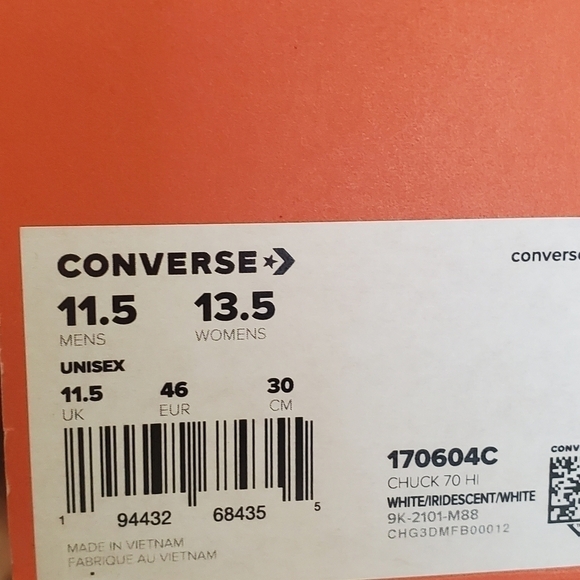 New Chuck 70 Hi 'Hi-Vis Irisdescent' - Picture 9 of 11